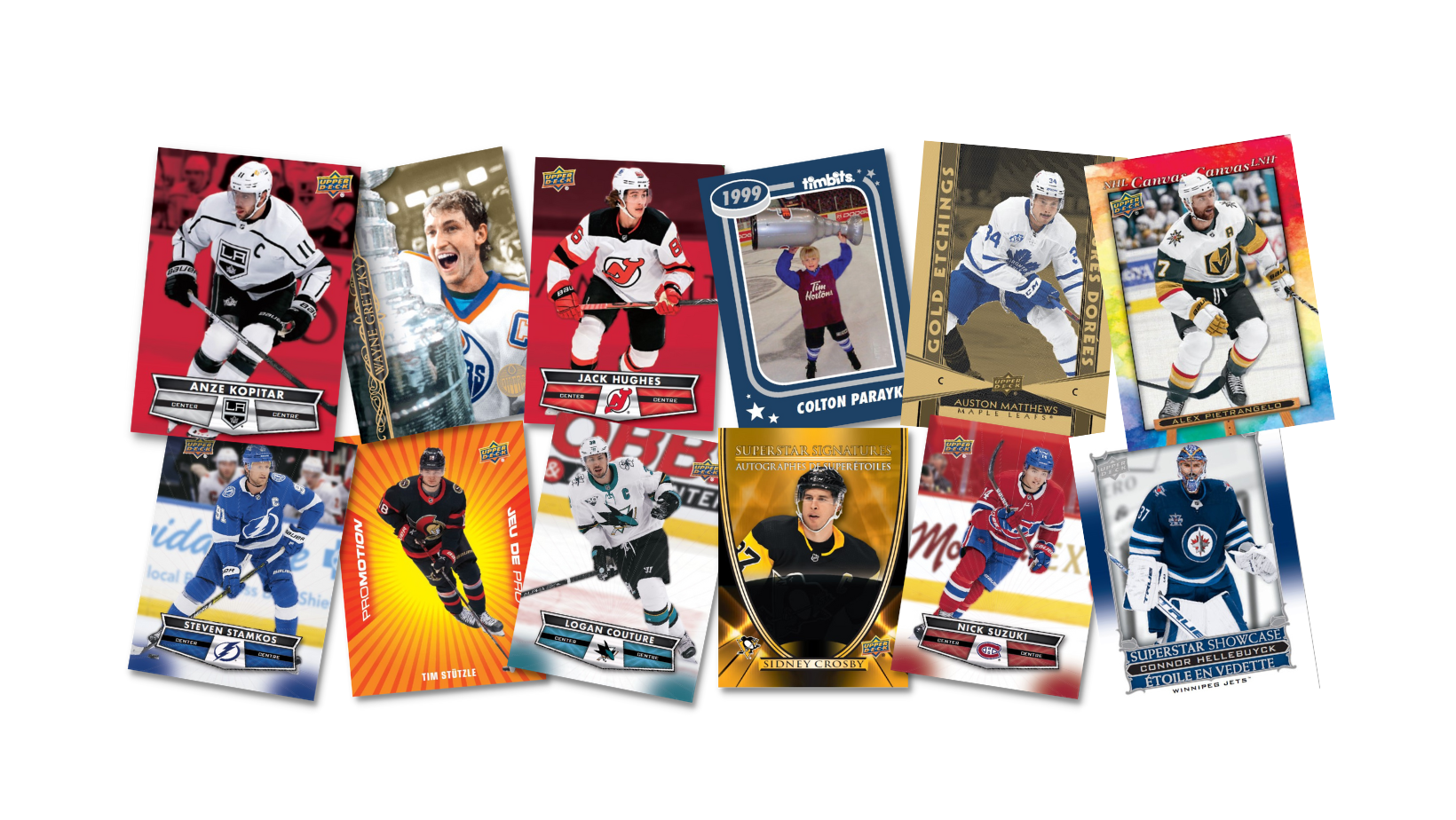 Les cartes de collection de la LNHMD Tim Hortons sont de retour avec de nouvelles cartes autographiées, une sélection de cartes Prodiges novatrices et la chance de gagner une expérience VIP pour assister à un match de la NHLMD et rencontrer Sidney Crosby